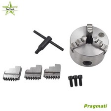 4" 3 Jaw K11-100 Self Centering Lathe Chuck For CNC Drilling Milling Machine New