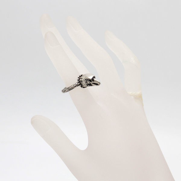 GUCCI Eagle Head Ring ANGER FOREST #5US Italy SV9… - image 2