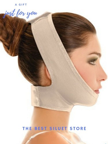 Mentonera Post Quirurgica Lifting Viso Dimagrante Lifting Mento Compressione Viso - Foto 4 di 6