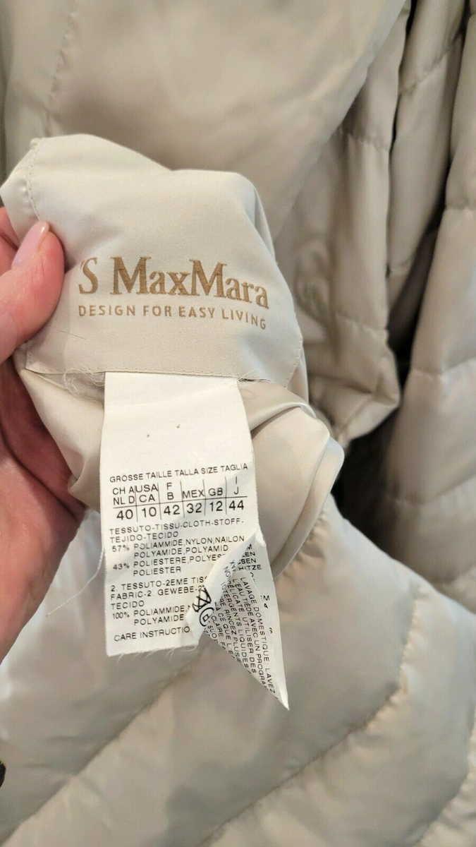 ◆MAX MARA 最新作◆Trebi ダウンジャケット/Beige◆ ◇MAX MARA 最新作◇Trebi ダウンジャケット/Beige◇ (Max Mara