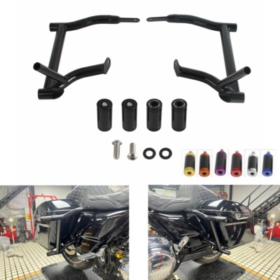 For Harley Street Glide Special Road King 2009-2024 Saddlebag Guard Crash Bars
