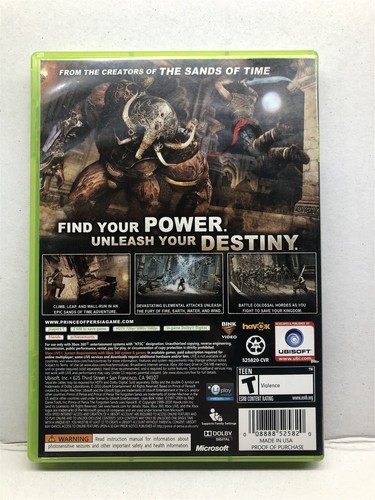 Prince of Persia: The Forgotten Sands (Xbox 360, 2010) Complete Tested Working - Picture 3 of 4