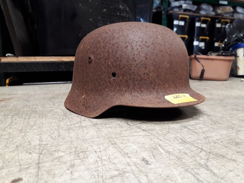 GERMAN ARMY HELMET RUSTED / WORN REPLICA 'FREE POST' # W02-H - Picture 5 of 8