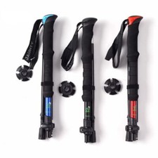Nordic Walking Telescopic Sticks Poles Anti-Shock Trekking Hiking Poles Folding