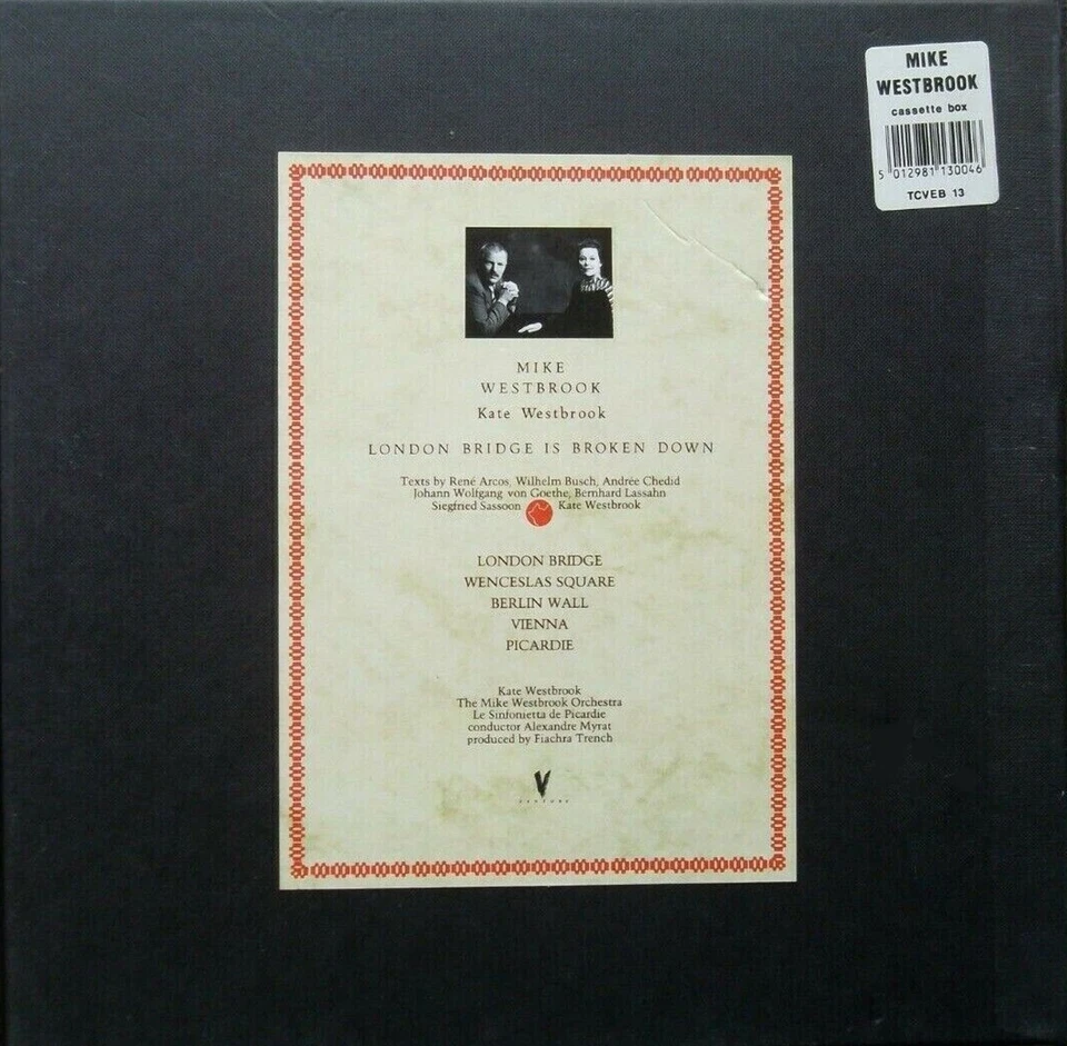 MIKE WESTBROOK KATE WESTBROOK London Bridge Is Broken Down (2 Cassettes) BOX SET - Image 2 of 4