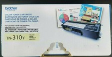 Genuine Brother TN310Y TN-310Y Yellow Toner Cartridge, Yields 1,500 Pages