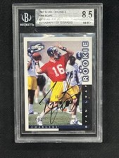 Ryan Leaf 1998 Score Originals 2001 Hand Signed Auto BGS 8.5 Rookie Charger #31