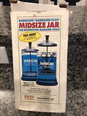 BARBICIDE King Research Midsize Disinfecting Jar - 21 oz Large