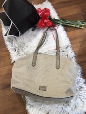 GUESS Borsa donna borsetta borsetta tracolla tote bag moka grande logo 19" x 12"