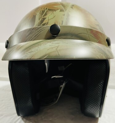 chrome motorcycle half helmet with retractable face shield Amazon.com: Flip Shield Visor for 3-Snap Motorcycle Half Open Face Helmets ( Chrome Mirror) : Automotive