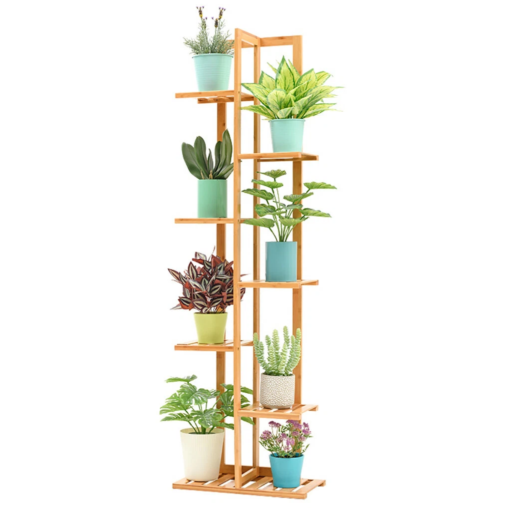 Tall bamboo 2024 shelving unit