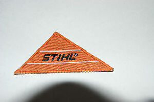Stihl embroidered iron on patch.
