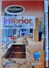 Punch Software Project Interior Design Suite PC, 2005  New,Sealed 