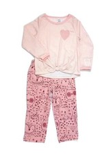 Carter's Toddler Girl's Owl and Stripes Poly Jersey Fleece Pajama Set