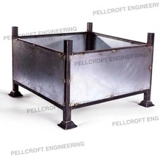 Scaffold Stillage Bin 4 Post - UK Manufactured - 940mm x 940mm x 650mm