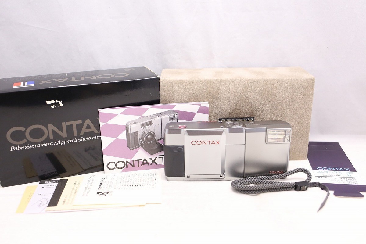 コンタックス Contax T 初代 Sonnar 38mm F2.8 T14 MINT] Contax T First Generation Silver Carl Zeiss Sonnar