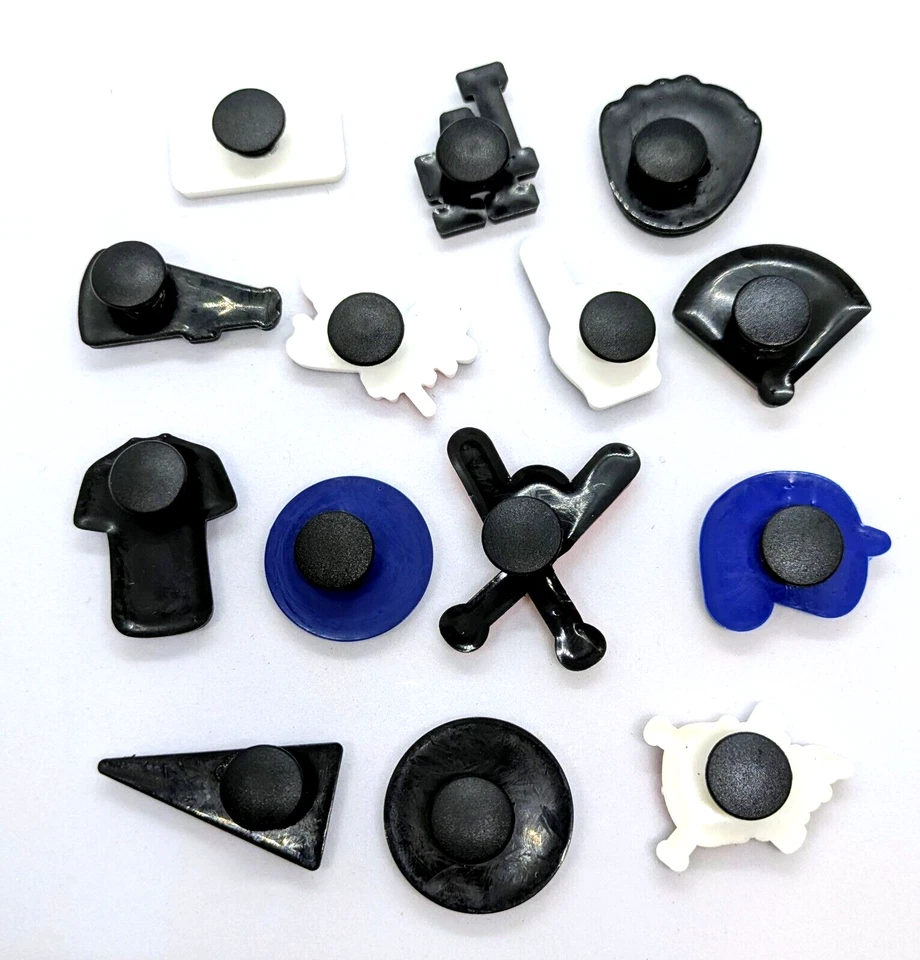 LOS ANGELES DODGERS ZAPATOS DIJES (14 piezas) Béisbol Genial Regalo Accesorios Conjunto Lote Foto 3 de 4