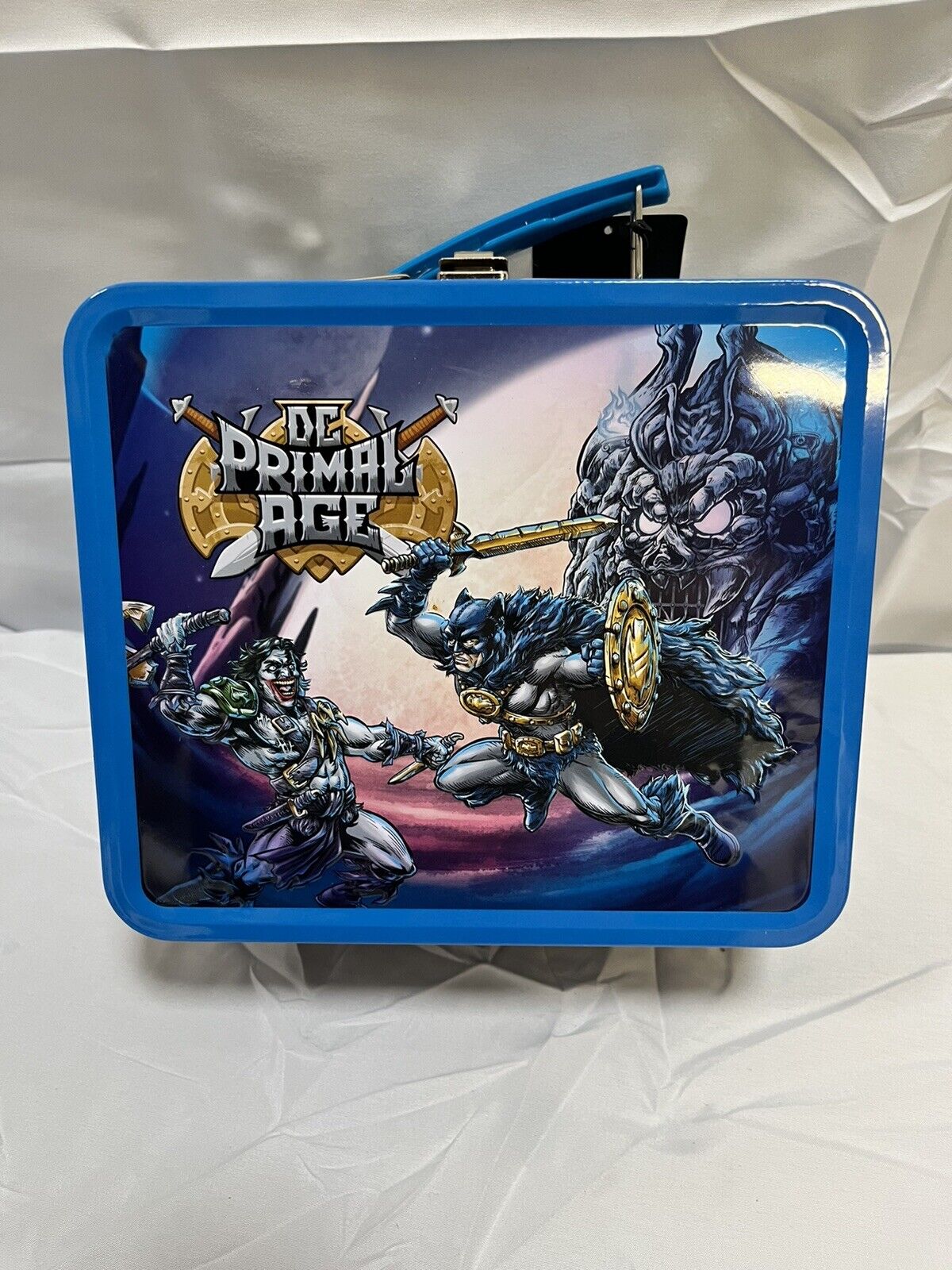 DC Primal Age Universe Batman Joker Collector Tin Lunchbox New