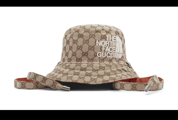 NEW WITH TAGS GUCCI x THE NORTHFACE BUCKET HAT MONOGRAM GG