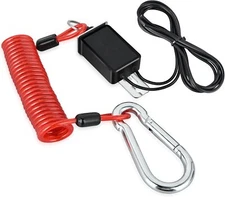 Nilight Trailer Breakaway Switch with 6FT Heavy Duty Stainless Steel