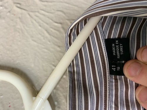 Camicia BOSS HUGO BOSS slim fit abbottonata taglia 41/16 - Foto 3 di 4