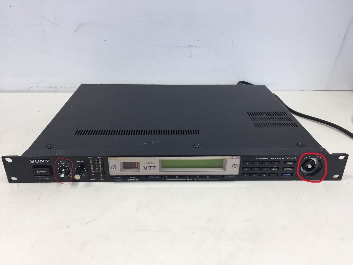 SONY DPS-V77，マルチエフェクター　ジャンク品 SONY DPS-V77，マルチエフェクター ジャンク品｜Yahoo!フリマ