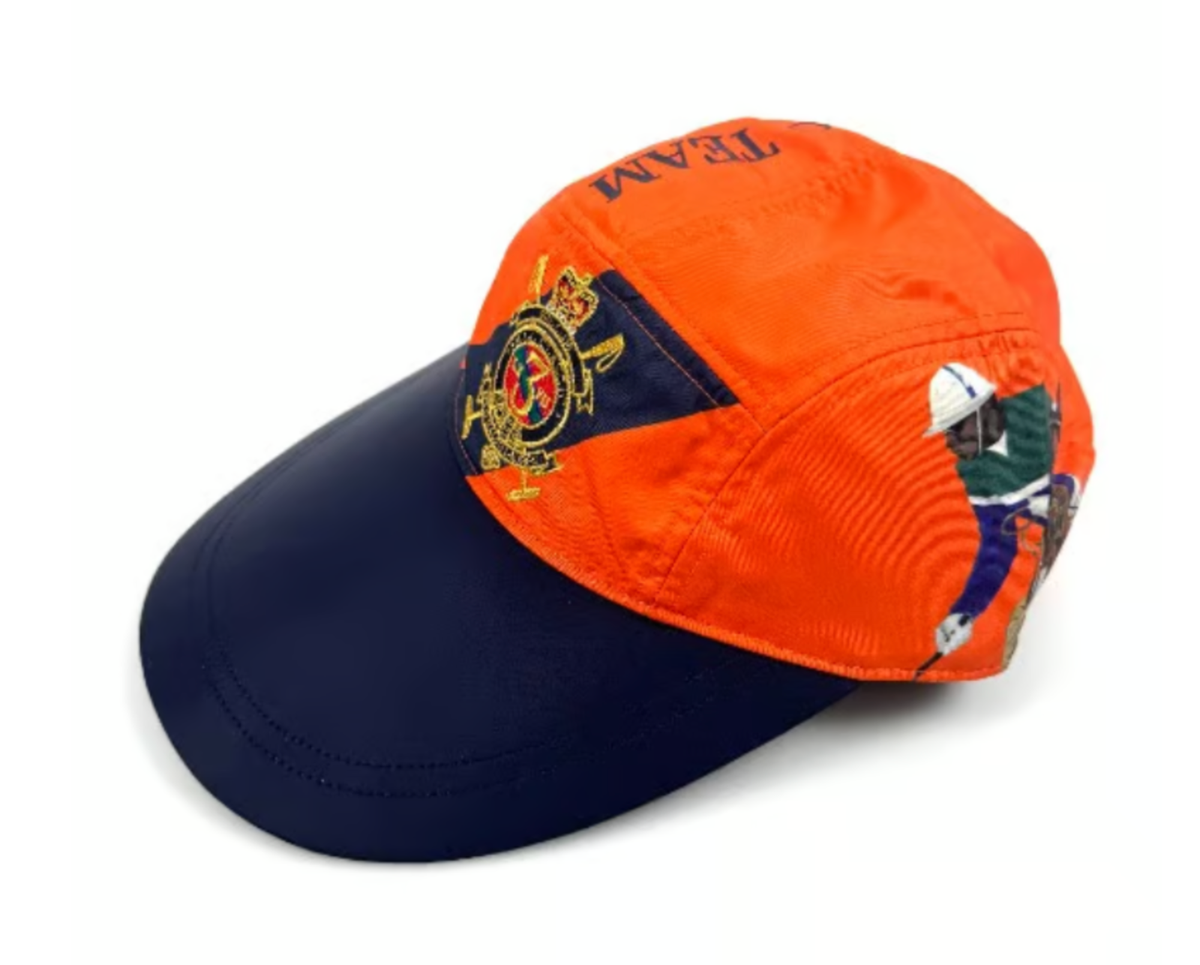 Polo Ralph Lauren Equestrian Crest 5 Panel Long Bill Cap Hat 