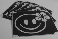 bm409 GLITTERTATTOO 10 x stencil happy smiley glitter tattoo very cute L K 