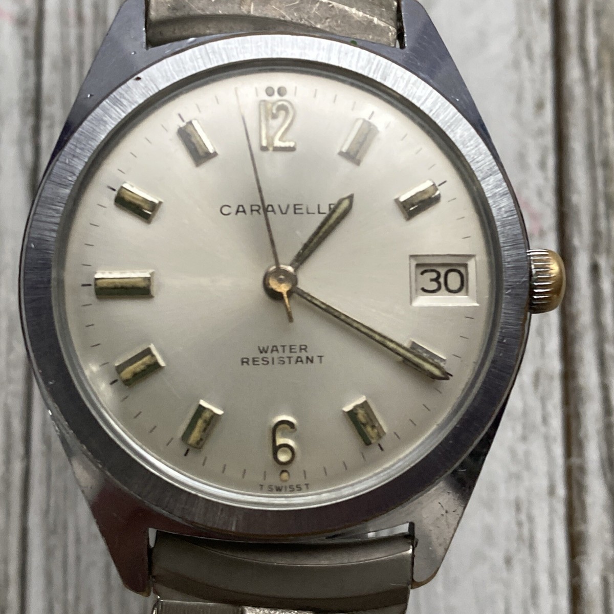 Stainless Steel Caravelle Watches Vintage Vintage BULOVA CARAVELLE