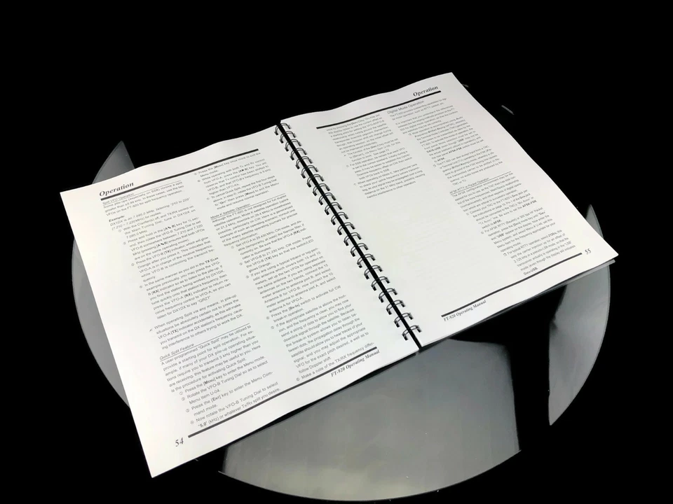 Yaesu FT-920 Transceiver Instruction Manual Operating Guide Coil Bound - Image 3 of 4