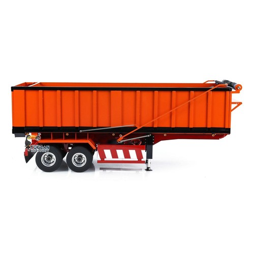 Metal 1/14 Hydraulic Dump Trailer W/Electric Legs for TAMIYA RC Tractor Trucks - Picture 6 of 20