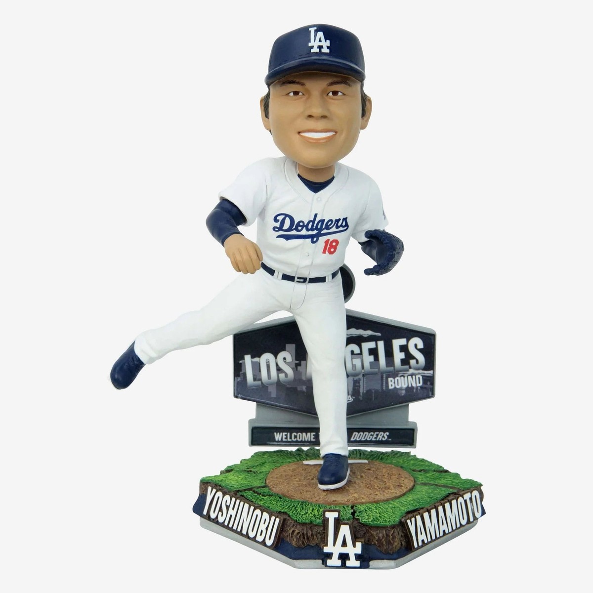 Yoshinobu Yamamoto ボブルヘッド Yoshinobu Yamamoto Los Angeles Dodgers Los Angeles Bound