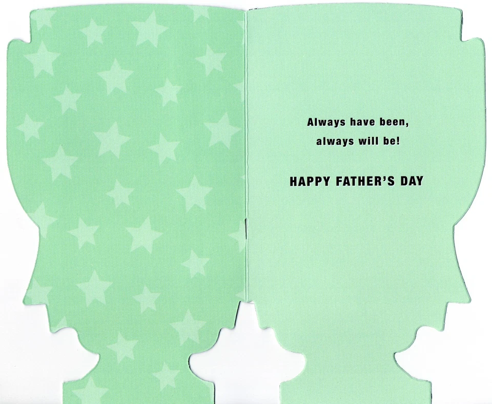 Tarjeta Premium Feliz Día del Padre FOR BEST DAD EVER Trofeo — American Greetings +✉ Foto 2 de 4