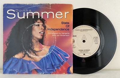 Donna Summer - State of Independence - 7'''' Single 1982 Warner Bros. K 79344 Sehr guter Zustand +\F