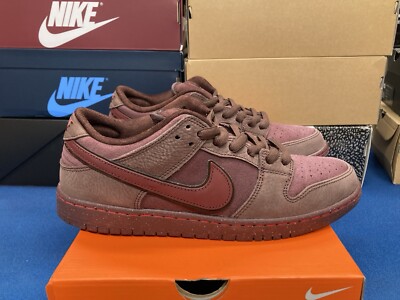 Size 10 - Nike Dunk SB Low PRM City of Love Collection Burgundy Crush PASS ForDS