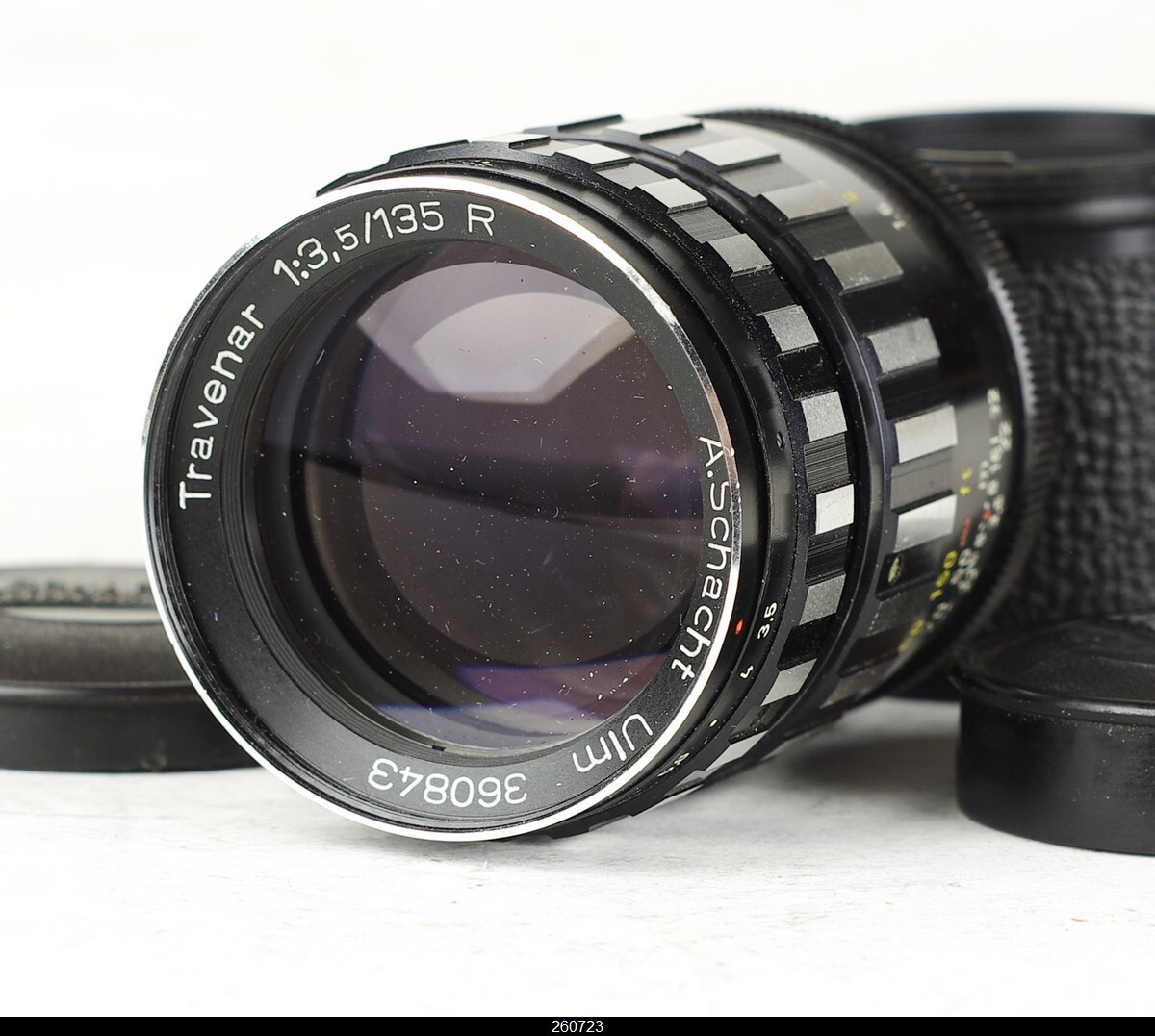 Lens Schacht Travenar 3,5/135mm No360843 Set for Leica screw