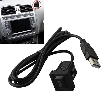 wiring harness usb dust cover h??all High Quality?t Panel Extension AUX Adapter Cable