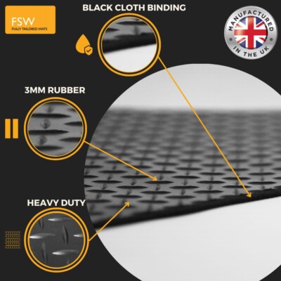 Carpeti Mats Floor Liner Set – All Weather Heavy Duty – Fits VW Jetta 2010-2018 (4-Piece)