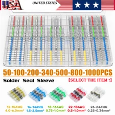 1000X Waterproof Solderstick Heat Shrink Solder Wire Connectors Sleeve Terminals