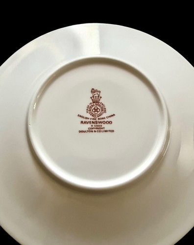 Set Of 3 Royal Doulton Ravenswood Cups & Saucers England H5008 Excellent - Picture 8 of 12