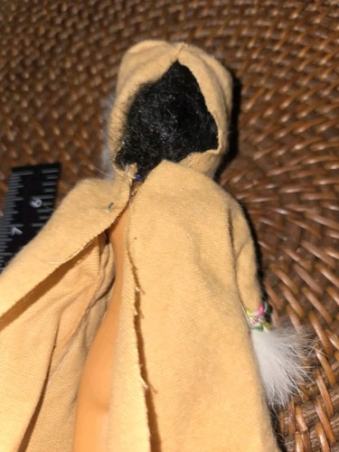 vintage eskimo doll 1950s -60s Era Plastic Indian Doll 7 In Collectors Item - Picture 11 of 13
