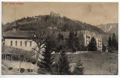 SCHWEIZ SWITZERLAND Kanton Waadt GLION und CAUX