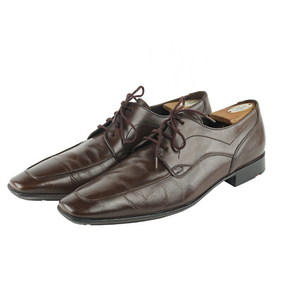 LKNW LLOYD Shoes 9.5 UK 10.5 US Monsun Dark Brown Leather Dress
