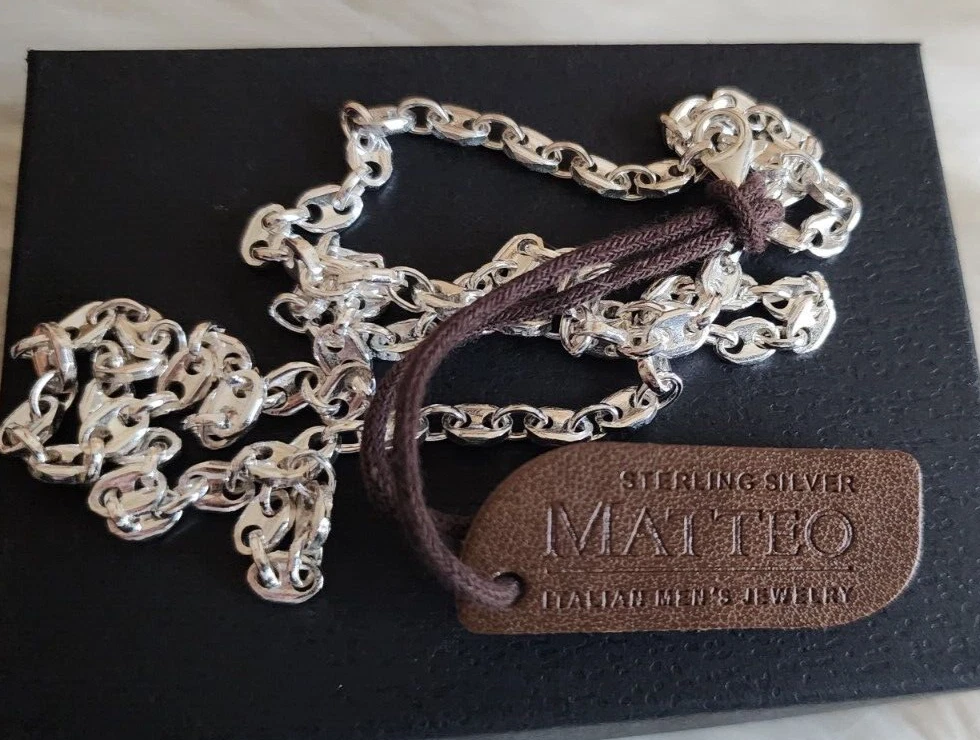 Matteo sterling silver necklace deals
