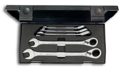 GEDORE Maul-Ringratschen-Schlüssel-Satz, Nr. 7 UR, umschaltbar