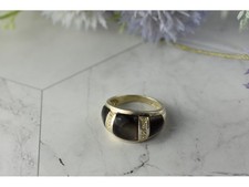 925 Sterling Silver Mother OF Pearl Ring Size 8