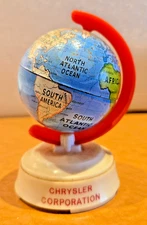 Rare 1960s Chrysler Corporation Globe Pencil Sharpener Dealer Merchandise Mopar