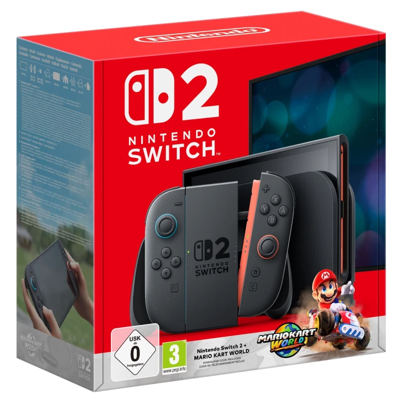 Nintendo Switch 2 Console Black + Mario Kart World