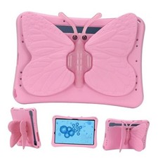 Butterfly Kids Case for For Galaxy Tab A9 11"/S9/S8/S7 11"/ S9 FE10.9" 01 Pink