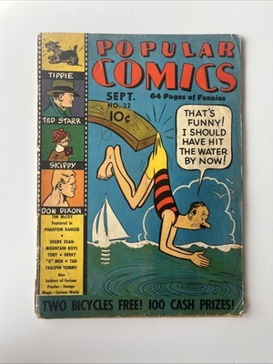 Popular Comics #32 (Dell Comics September 1938)